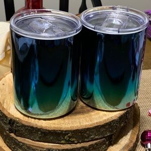 Brand New| Pair of Blue Ombré 10oz Tumblers